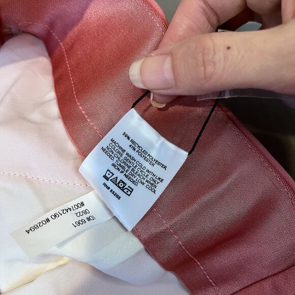 EXPRESS Flare Trouser Super High Rise Size 6R Salmon Pink pants 70’s Flare - Picture 10 of 10